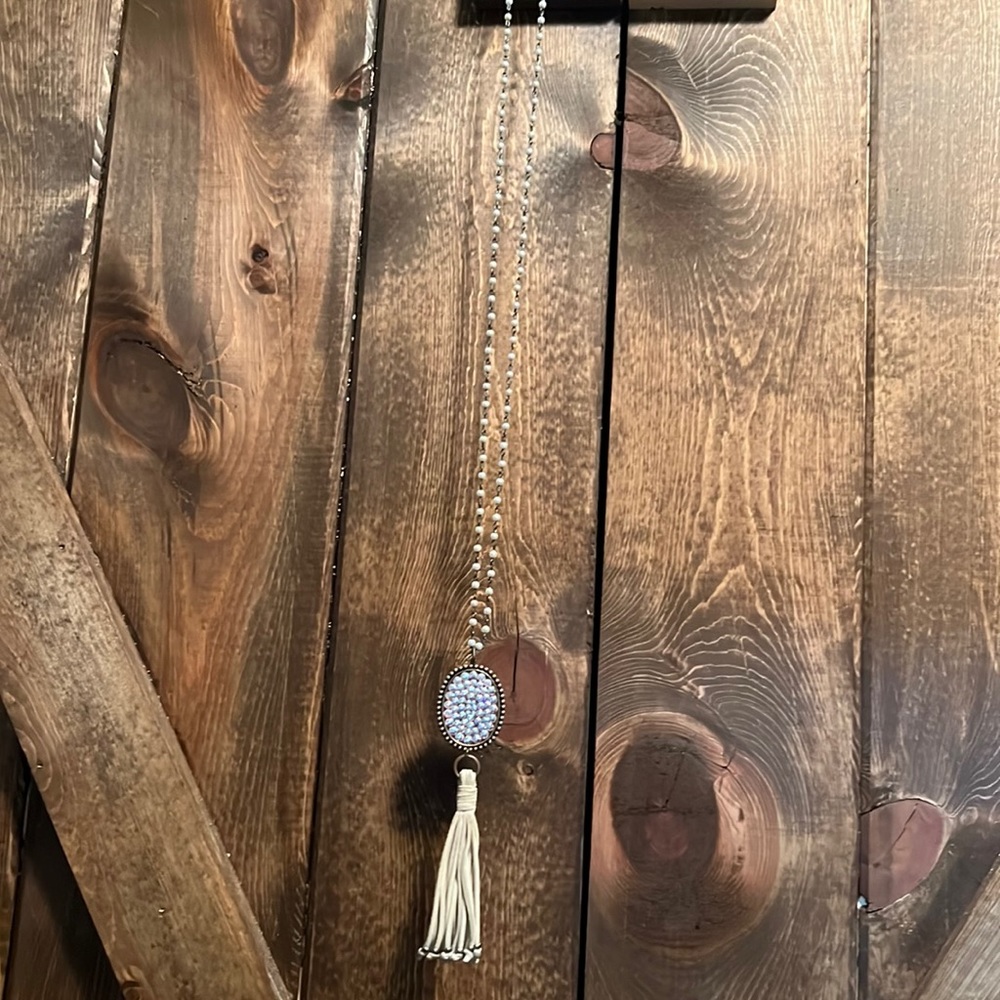 Pink panache necklace